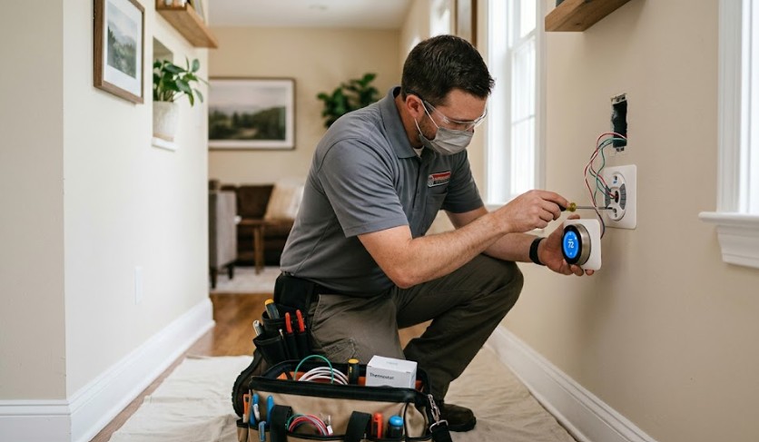 thermostat installation in hialeah