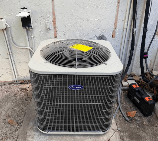 Carrier AC outer unit in Hialeah
